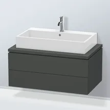 Duravit L-Cube Unterschrank, 2 Schubkästen,