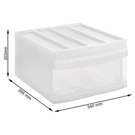 Rotho Schubladenbox 1-tlg. transparent