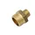 GENERAL FITTINGS - Messing Reduziernippel 1/4' Auf 1/2 Zoll Reduzierung