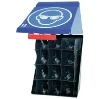 GEBRA Box f.12Schutzbrillen Secu-Box Maxi12 blau 236x315x200mm ABS-Ku.