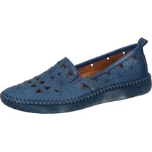 Manitu Slipper Gummizug blau