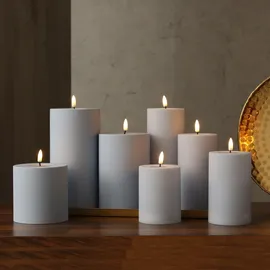 283 MIA Stumpenkerze 10 cm blau