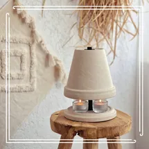 ntry home NTRY Home® CandleStove Teelichtofen - Stil Flake Ø18 cm - Doppelwandig - Teelichtheizung - Teelichtwärmer - Tischofen - Tischheizung - Tischwärmer