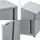 [en.casa] Burlöv Aktenschrank 88 x 40 x 35 cm Grau