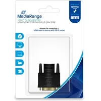 MediaRange MRCS170 Kabeladapter DVI-D HDMI Buchse/DVI-D STecker (18+1-polig) schwarz