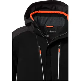 KILLTEC Herren Skijacke/Funktionsjacke mit abzippbarer Kapuze und Schneefang KSW 69 MN SKI JCKT, schwarz, 3XL,