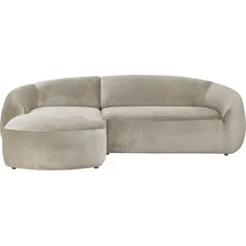 LeGer Home by Lena Gercke Ecksofa »YANI L-Form, Designersofa, organische Form, Maße B/T/H: 255/170/81 cm«, mit Wellenunterfederung, auch in Bouclé, Recamiere rechts/links