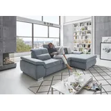 die planbar Ecksofa »MP-IN16037 L-Form«, mit Sitztiefenverstellung & Zierkissen, Federkern