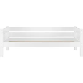Erst-Holz Couchbett Modell 53 90 x 200 cm Kiefer massiv weiß