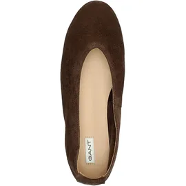 GANT 32513291/G46 Damen Klassische Ballerinas Rauleder in braun - Gr. 40 EU