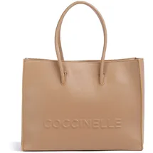 Coccinelle Handtasche Myrtha Maxi Log Handbag Grained Leather Skin