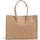Coccinelle Handtasche Myrtha Maxi Log Handbag Grained Leather Skin