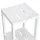 Zeller Standregal mit 4 Ablagen MDF 22 cm x 22 cm x 92 cm Weiß