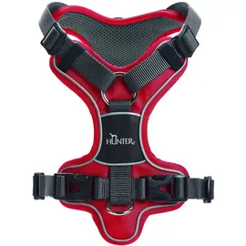 Hunter Divo Hundegeschirr Rot/Grau XS
