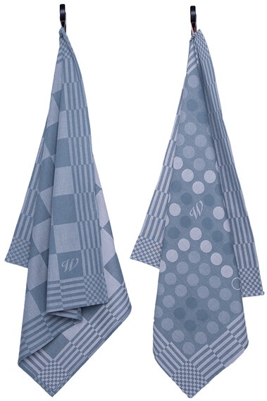 Weltevree Torchons Tea Towels, Designer Floris Schoonderbeek, 65x65 cm