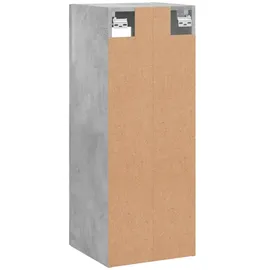 vidaXL Wandschrank Betongrau 34,5x34x90 cm