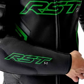 RST S1 D3O Lederkombi - Neon Green - XL