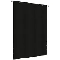 vidaXL Balkon-Sichtschutz Schwarz 160x240 cm Oxford-Gewebe