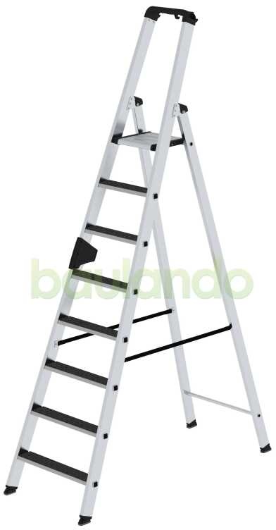 Stufen-Stehleiter einseitig begehbar mit clip-step R13 8 Stufen