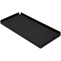 Stil Casa Stil Haus, set 6 Tabletts für Hotelzimmer, Innenraum aus Polyurethan-Verbundwerkstoff, 35x17 cm, schwarz.
