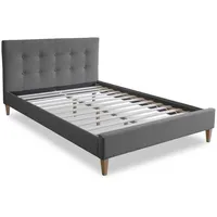 Homestyle4u Polsterbett 160x200 cm, Schlafzimmer, Betten, Polsterbetten