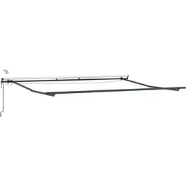 vidaXL Markise Automatisch mit LEDs 400 x 300 cm weiß