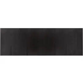 vidaXL Teppich, Rechteckig Dunkelbraun 100x300 cm Bambus