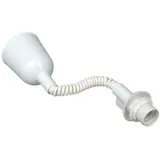 Kopp Schnurpendel für Lampenschirm, E27, mit ausziehbarer Leitung 40cm bis 120cm, weiß, 212301005