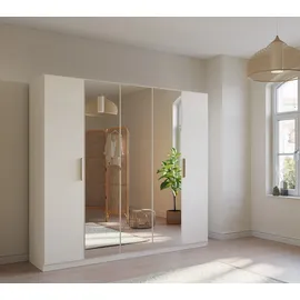 Rauch Drehtürenschrank Skandi by Quadra Spin 226 x 210 x 54 cm Weiß