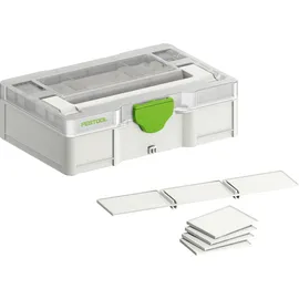 Festool Systainer3 SYS3 S 76 TRA Aufbewahrungskiste schwarz 26,5 x 7,1 x 17,1 cm