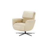 Hukla Relaxsessel Yuna Leder 78 x 88 x 82 cm Creme