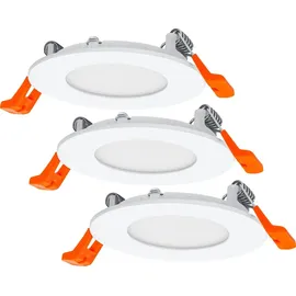 Osram HOMELIGHTING Downlight Slim Set 3 x 85mm 3000K 4099854445866 Einbau-Slim-Downlight mit integriertem Treiber 4.50 W 720 lm - Weiß