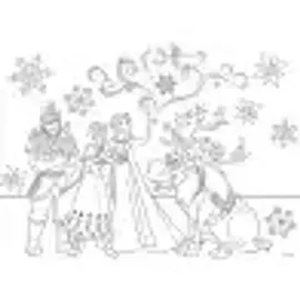 Lisciani Doppelseitiges Maxi-Puzzle Frozen, 24 Teile,