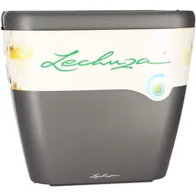 LECHUZA Quadro LS 35 Komplettset 35 x 35 x 33 cm anthrazit metallic