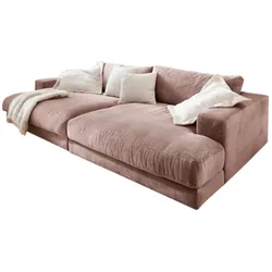 KAWOLA Big Sofa MADELINE Cord rosa