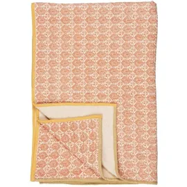 ib laursen Plaid Vigga mit Druck doppelt gewebt, in lila | Gr.: onesize