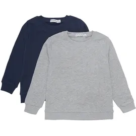 MINYMO Rundhalspullover MISweatshirt in grau - 92