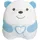Chicco Plüschmeditationsbär 20 cm Blau/Weiß