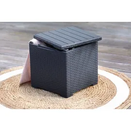 KETER Aufbewahrungsbox 37 x 37 x 37 cm Schwarz