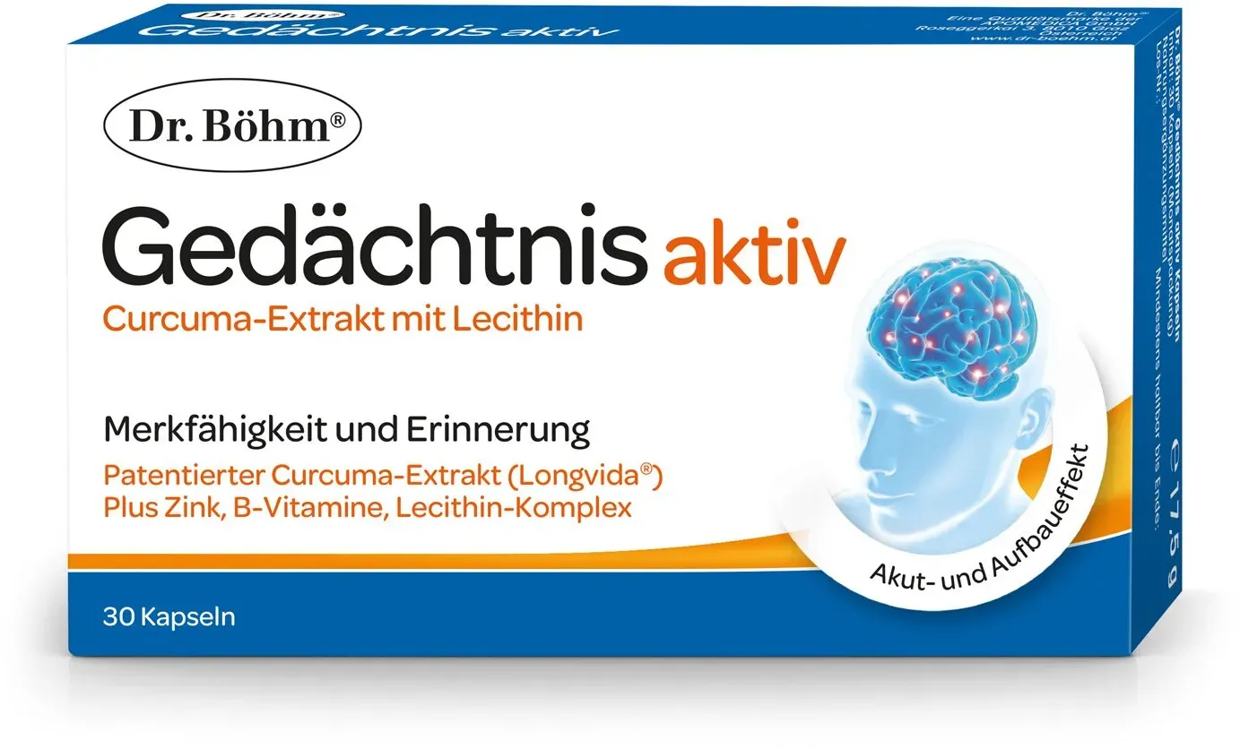 Dr. Böhm® Gedächtnis aktiv Kapseln 30 St 30 St Kapseln