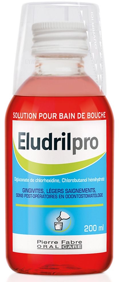 Pierre Fabre Eludril Pro 200 ml bain de bouche