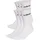 adidas Linear gepolsterte Crew Socken 6er Pack Schwarz/Weiß 35-36