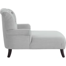 Home Affaire Loveseat HOME AFFAIRE "Amiens Sessel Loungesessel", grau (hellgrau), B:93cm H:94cm T:144cm, Struktur fein (100% Polyester);Samtoptik (100% Polyester), Sessel, mit wunderschöner Knopfheftung im Rücken