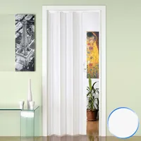Innenraum Falttür In Pvc 88,5 X214 Cm Mod. Luciana Farbe Weiss