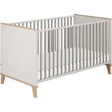 Paidi Babybett »Fiene«, 4-fach höhenverstellbar, mit Airwell® Comfort Federleistenrost, grau