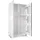 Vladon Standvitrine Denjo 71 x 129 x 35 cm Braun/Weiß