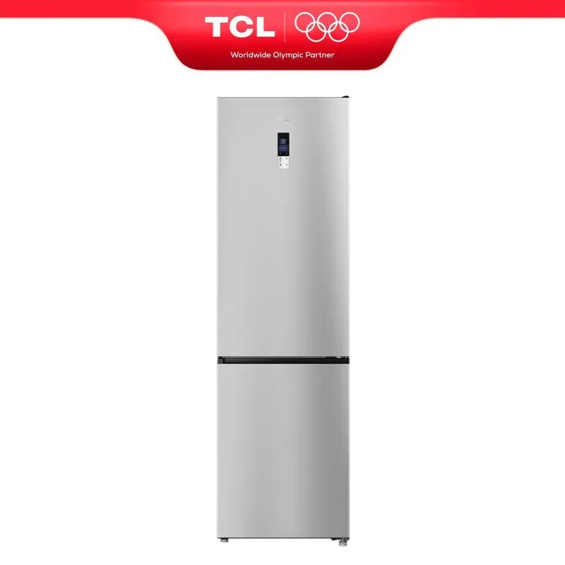 TCL MEGA SPACE Serie Kühl-Gefrierkombination 456L, Kühlvolumen 314 l, Gefriervolumen 142 l, Ultra Space, Total No Frost, Variabler Frischebereich, Wechseltür, Multi Air Flow, Power Kühl- & Gefrierfunktion [Energieeffizienzklasse D] RP593BLD0