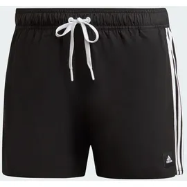 adidas 3-Streifen CLX Badeshorts Black / White S