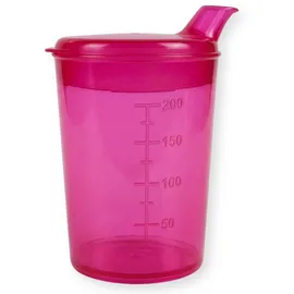 Body Products Medi-Inn Schnabelbecher Schabeltasse Trinkbecher 250 ml rot / Öffnung: 12x10 mm