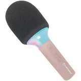 KIDYWOLF Mikrofon Bluetooth mit Licht rosa